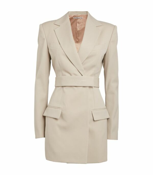 Alexander Wang Wool Belted Blazer Dress