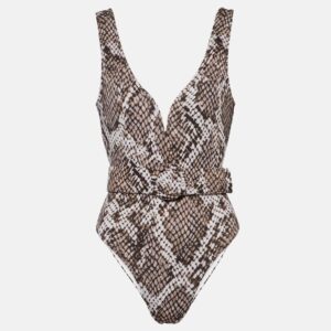 Alexandra Miro Kiki snake-effect swimsuit