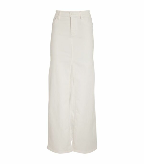 Alice + Olivia Denim Rye Maxi Skirt