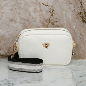 Alice Wheeler Mini Crossbody White Bag