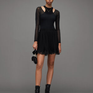 Allsaints Azura Tiered Mini Skirt