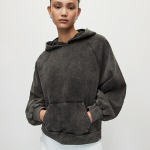 Allsaints Cygni Oversized Racer Cut Out Hoodie