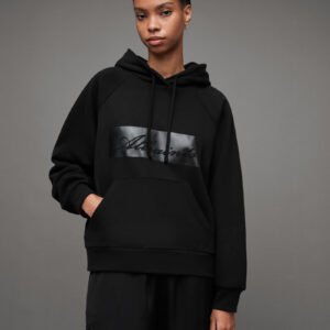 Allsaints Elle Talon Relaxed Fit Logo Hoodie