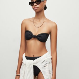 Allsaints Emma Bandeau Knot Bikini Top