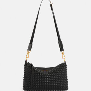 Allsaints Eve Studded Leather Crossbody Bag