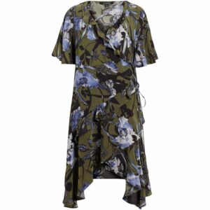 Allsaints Floral Meagan Wrap Dress