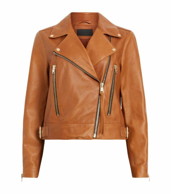 Allsaints Leather Beale Biker Jacket