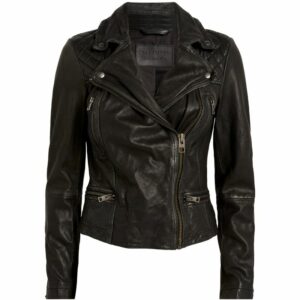 Allsaints Leather Cargo Biker Jacket