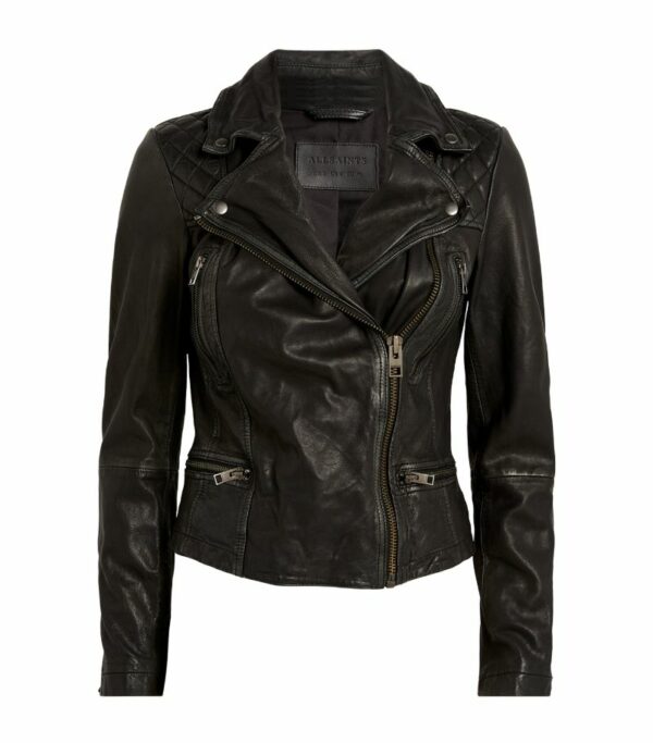 Allsaints Leather Cargo Biker Jacket