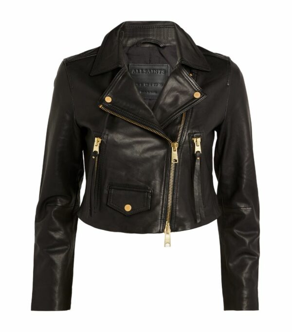 Allsaints Leather Elora Biker Jacket