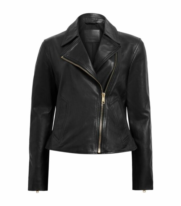 Allsaints Leather Vela Biker Jacket