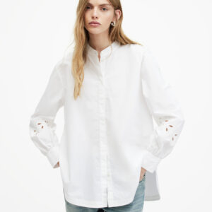 Allsaints Marcie Embroidered Val Relaxed Fit Shirt