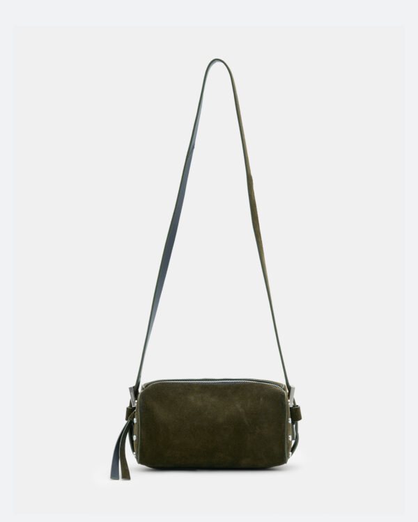 Allsaints Miro Barrell Leather Crossbody Bag