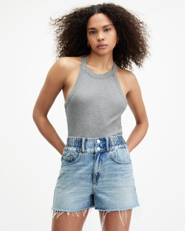 Allsaints Sofia High Neck Slim Fit Tank Top