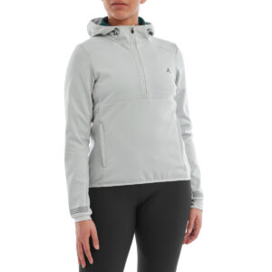 Altura Grid Women's Half Zip Softshell Hoodie Light Grey 8 LIGHT GREY