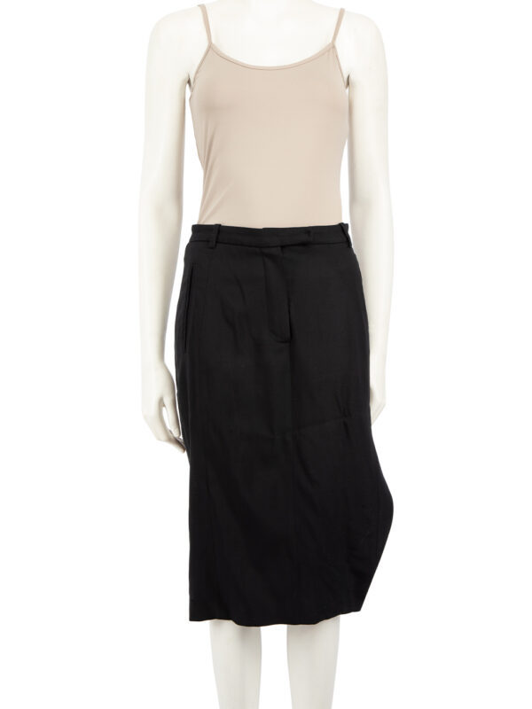 Altuzarra Black Side Slit Pencil Skirt