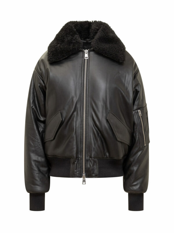 Ami Alexandre Mattiussi Leather Jacket