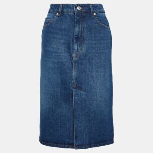 Ami Paris Denim pencil skirt