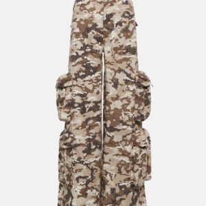 Amiri Camouflage cotton cargo pants