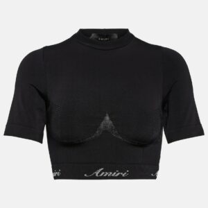 Amiri Logo cropped T-shirt