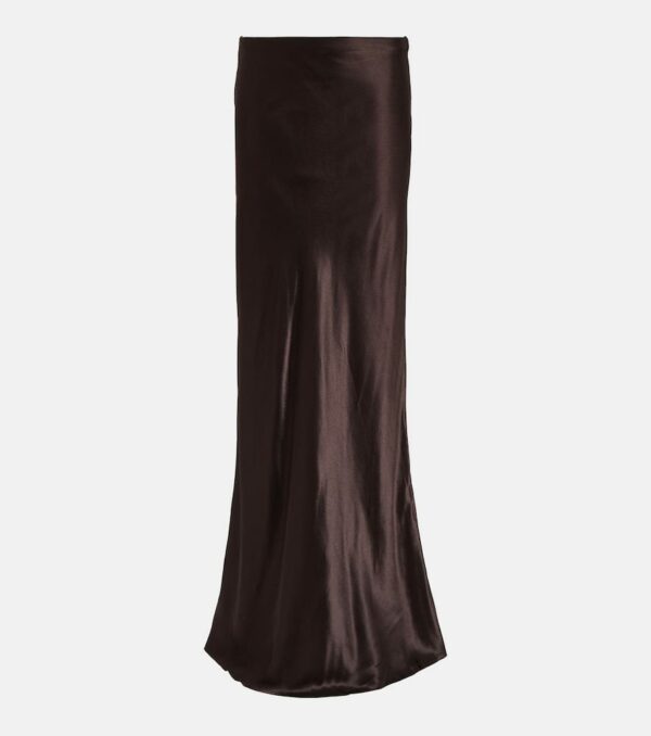 Ann Demeulemeester Satin maxi skirt