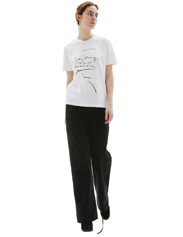 Ann Demeulemeester White printed t-shirt