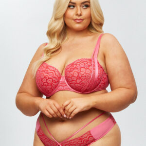 Ann Summers The Sweet Treat Balconette Bra Pink/Red