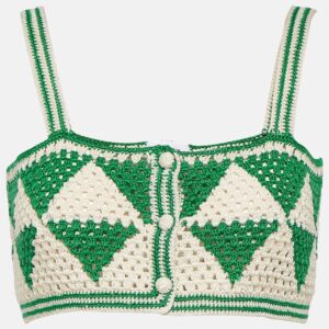 Anna Kosturova Maija crochet crop top