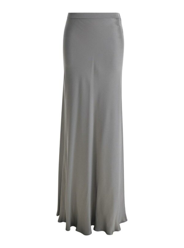 Antonelli Pleat-detailed Peplum Hem Maxi Skirt