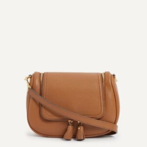 Anya Hindmarch Women's Small Vere Soft Satchel Pecan Crossbody Bag