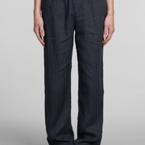 Aspesi Pantalone Ventura Pants In Blue Linen