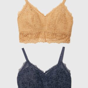 Assorted Recycled Lace Bralette 2 Pack - 10