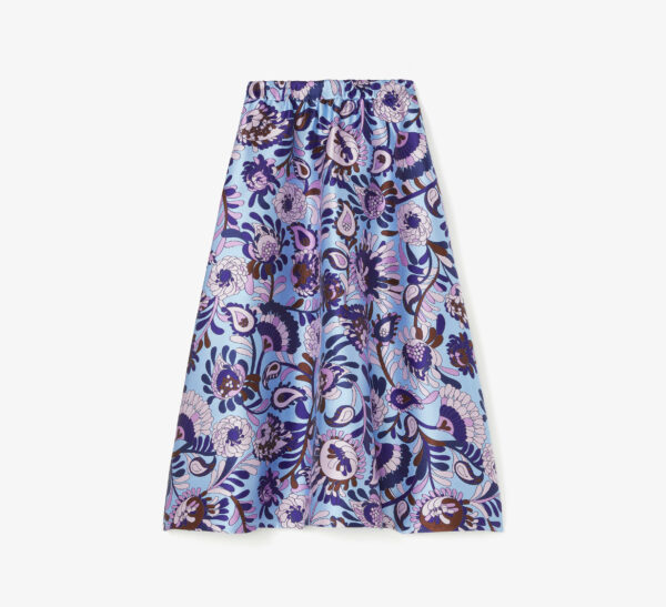 Autumn Paisley Midi Skirt