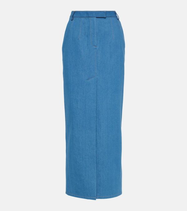 Aya Muse Colia denim maxi-skirt