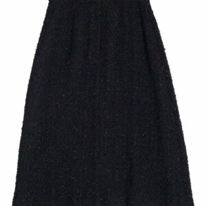 BALENCIAGA- Tweed Midi Skirt