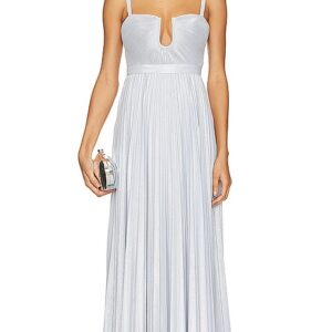 BCBGMAXAZRIA Long Evening Dress in Baby Blue. Size 0, 10, 12, 2, 6, 8.