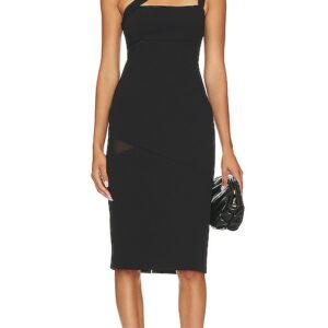 BCBGMAXAZRIA Short Evening Dress in Black. Size 0, 14, 4, 8.