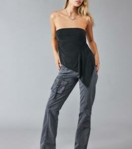 BDG Grey Y2K Romi Bootcut Cargo Pants - Grey XS Regular at Urban Outfitters