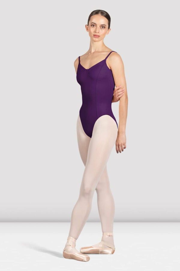 BLOCH Ladies Ella Camisole Leotard, Aubergine