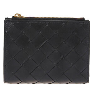 BOTTEGA VENETA- Bi-fold Leather Wallet