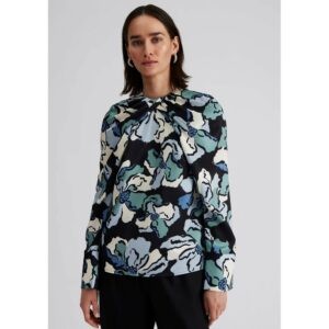 BY MALINA Evie Pleated Blouse - Floral