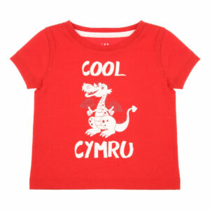 Baby Boys Red Cool Cymru T-Shirt