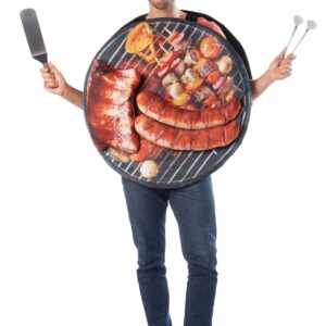 Backyard BBQ Grilled Meat Tunic Adult Fancy Dress Costume | Food Fancy Dress Costumes