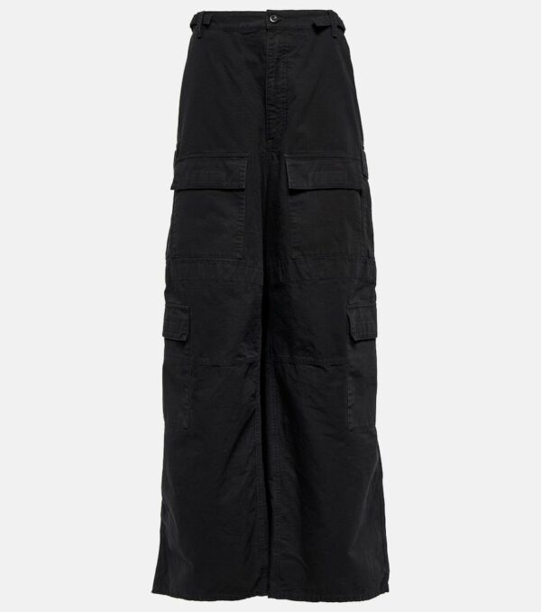 Balenciaga Cargo cotton maxi skirt