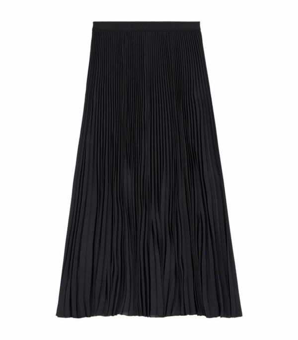 Balenciaga Elasticated-Waist Pleated Skirt