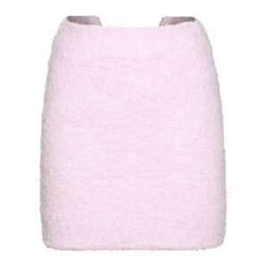 Balenciaga - Pink Cotton Mini Skirt S