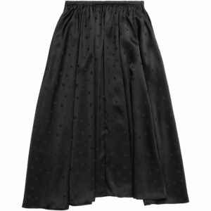 Balenciaga Pleated Midi Skirt