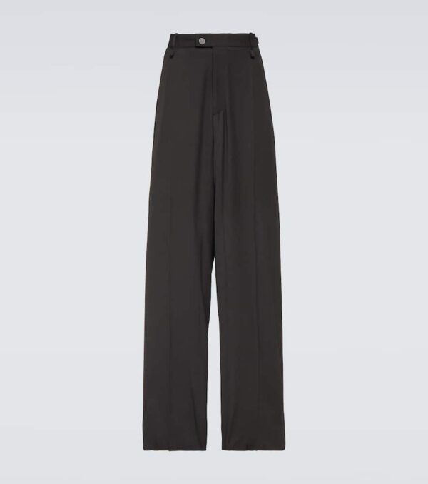 Balenciaga Skater tailored wool-blend wide-leg pants