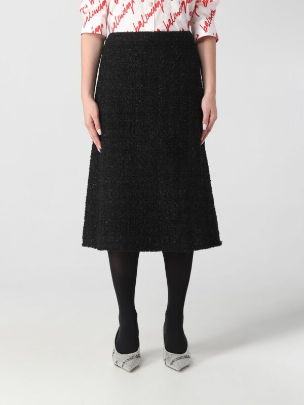 Balenciaga bouclé midi skirt