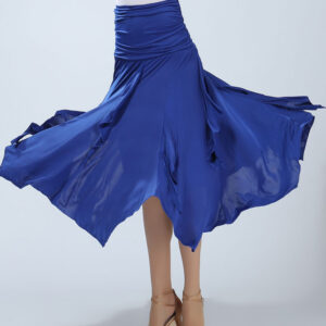 Ballroom Dance Costume Women's Royal Blue Performance Maxi Skirt